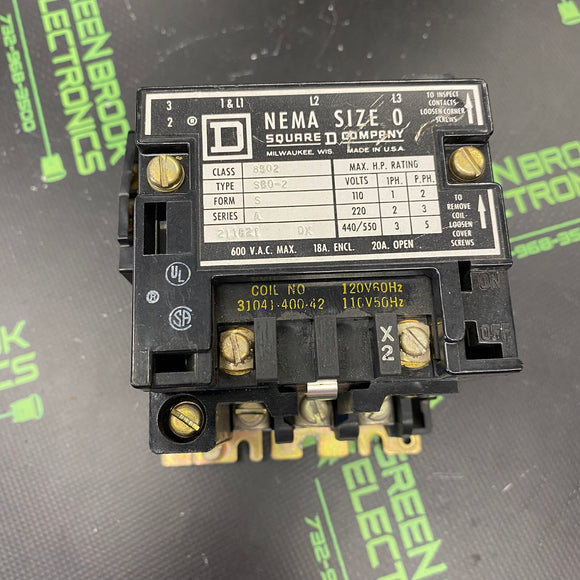 8502SBO-2 W/ 31041-400-42 COIL
