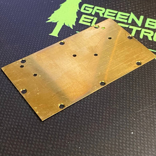 3.6" BRASS PLATE