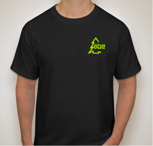 Green Brook T-Shirt - Black