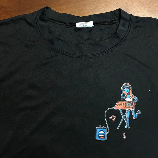 Component Band T-Shirt - Black (Wicking)