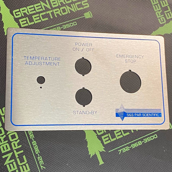 FRONT PLATE S&S PAR SCIENTIFIC