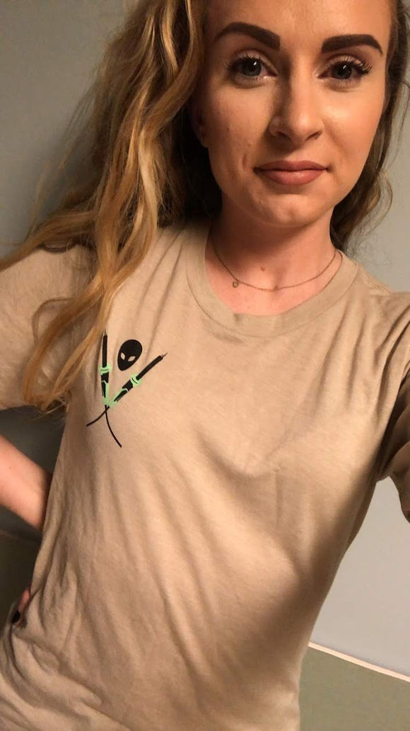 Alien T-Shirt - Tan